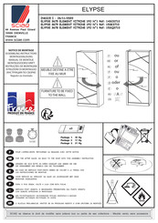 SCIAE ELYPSE 3678 ELEMENT VITRINE 1PO 15SQ3710 Instrucciones De Montaje