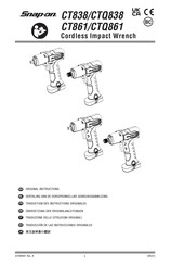 Snap-On CT861 Traducción De Las Instrucciones Originales