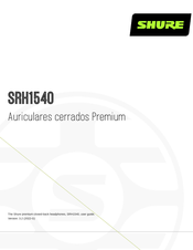 Shure SRH1540 Manual