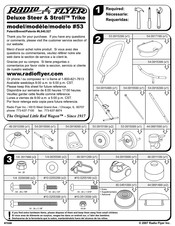 Radio Flyer Deluxe Steer & Stroll Trike 53 Manual Del Usuario