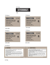 Everbilt 1001093932 Guía De Uso Y Mantenimiento