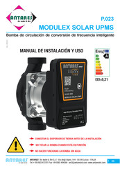 Antares MODULEX SOLAR UPMS P.023 Manual De Instalacion Y Uso