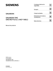 Siemens SINUMERIK ONE MCP 1900.2 Manual De Producto