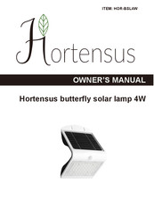 Hortensus HOR-BSL4W Manual Del Propietário