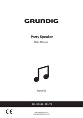 Grundig PartyHit Manual De Usuario