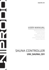 UNIPRODO UNI SAUNA C01 Manual De Instrucciones