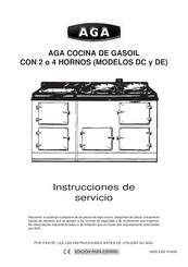 AGA DE Instrucciones De Servicio