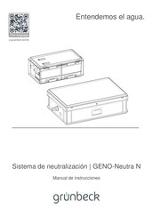 Grunbeck GENO-Neutra N Manual De Instrucciones