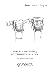 Grunbeck BOXER RX Manual De Instrucciones