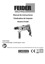 FEIDER Machines FP1200 Manual De Instrucciones