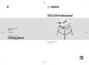 Bosch GTS 254 Professional Manual Original