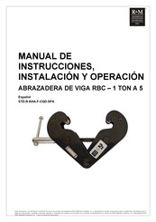 R&M STD-R-KHA-F-CQD-SPA Manual De Instrucciones, Instalación Y Operacion