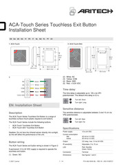 Aritech ACA-Touch Serie Manual De Instalación
