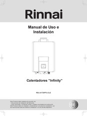 Rinnai Infinity Manual De Uso E Instalación