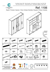 CARRARO Moveis 1106 Instrucciones De Montaje