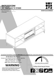 Ameriwood HOME 8475222COM Instrucciones De Montaje