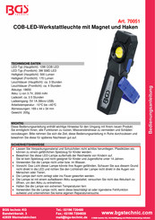 BGS technic 70051 Instrucciones De Uso