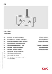 Franke F5BTX002 Instrucciones De Montaje Y Servicio