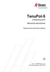 Struers TenuPol-5 Manual De Instrucciones
