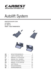 Carbest 465116 Manual Del Usuario