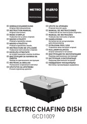 Metro makro GCD1009 Manual De Instrucciones