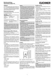 EUCHNER TK Serie Manual De Instrucciones