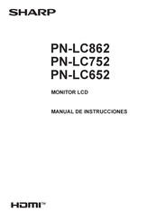 Sharp PN-LC652 Manual De Instrucciones