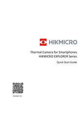 Hikmicro XPLORER Serie Guia De Inicio Rapido