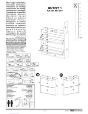 FMD Furniture OUTFIT 1 484-001 Instrucciones De Montaje