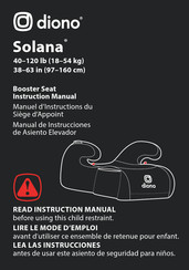 Diono solana Manual De Instrucciones