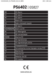 Emos GS827 Manual De Instrucciones