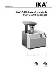 IKA C 6000 global standards Instrucciones De Servicio