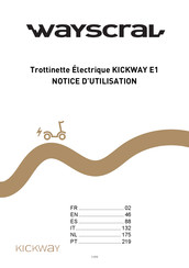 Wayscral KICKWAY E1 Instrucciones De Uso