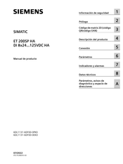 Siemens 6DL1131-6DF00-0EK0 Manual De Producto