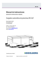 HEIDELBERG APL VLF Manual De Instrucciones