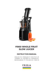 Fridja f1900 Manual Del Usuario