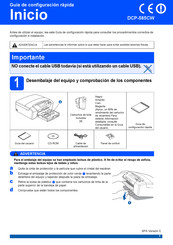 Brother DCP-585CW Guía De Configuración Rápida