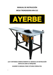 ayerbe MN-315 Manual De Instruccion