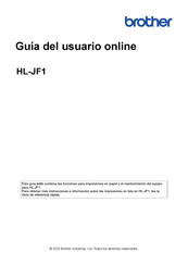 Brother HL-JF1 Guía Del Usuario Online