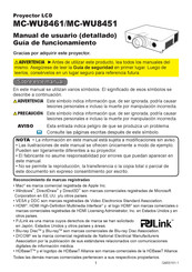 Maxell MC-WU8461 Manual De Usuario