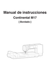 Janome Continental M17 Manual De Instrucciones