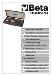 Beta 960KPC Manual De Uso E Instrucciones