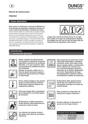 Dungs FRM-NOC 10020 UHD Manual De Instrucciones