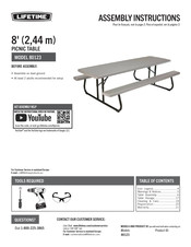Lifetime 80123 Instrucciones De Ensamblaje
