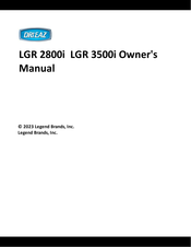 Legend Brands Dri-Eaz LGR 3500i Manual De Instrucciones