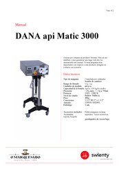 Swienty DANA api MATIC 3000 Manual