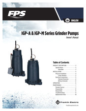 FPS IGP-M231-15 Manual Del Propietário