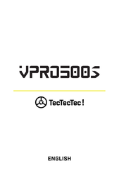 TecTecTec VPRO500S Manual De Instrucciones