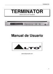 Alto TERMINATOR Manual De Usuario