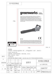 GreenWorks GD40ABK2x Manual Del Operario